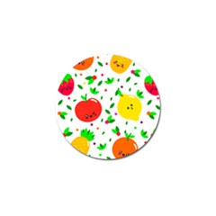 Pattern Fruits Orange Green Golf Ball Marker (10 Pack) by HermanTelo