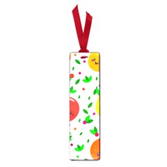 Pattern Fruits Orange Green Small Book Marks by HermanTelo