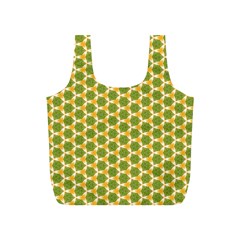 Pattern Halloween Pumpkin Color Green Full Print Recycle Bag (s) by HermanTelo