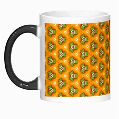 Pattern Halloween Pumpkin Color Leaf Morph Mugs