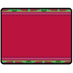 Ornaments Mexico Cheerful Double Sided Fleece Blanket (medium)  by HermanTelo