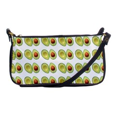 Pattern Avocado Green Fruit Shoulder Clutch Bag by HermanTelo