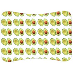 Pattern Avocado Green Fruit Velour Seat Head Rest Cushion