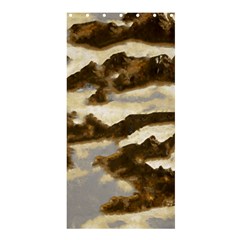 Mountains Ocean Clouds Shower Curtain 36  X 72  (stall)  by HermanTelo