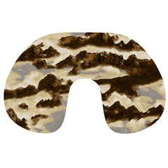 Mountains Ocean Clouds Travel Neck Pillow