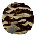 Mountains Ocean Clouds Large 18  Premium Flano Round Cushions Front
