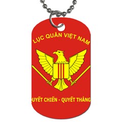 Flag Of Army Of Republic Of Vietnam Dog Tag (one Side) by abbeyz71