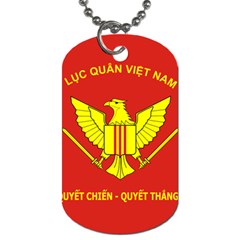 Flag Of Army Of Republic Of Vietnam Dog Tag (two Sides) by abbeyz71
