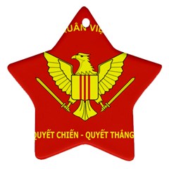 Flag of Army of Republic of Vietnam Star Ornament (Two Sides)