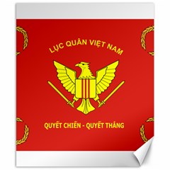 Flag of Army of Republic of Vietnam Canvas 8  x 10 