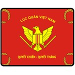 Flag of Army of Republic of Vietnam Fleece Blanket (Medium)  60 x50  Blanket Front