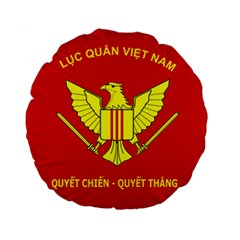 Flag of Army of Republic of Vietnam Standard 15  Premium Round Cushions