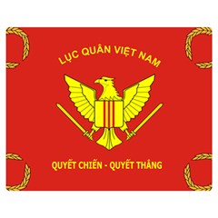 Flag of Army of Republic of Vietnam Double Sided Flano Blanket (Medium) 