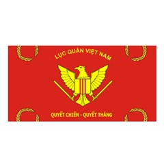 Flag of Army of Republic of Vietnam Satin Shawl