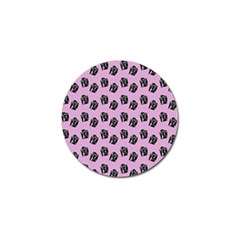 Girl Face Lilac Golf Ball Marker (4 Pack) by snowwhitegirl