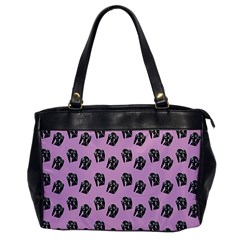 Girl Face Lilac Oversize Office Handbag by snowwhitegirl