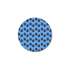 Girl Face Blue Golf Ball Marker (10 Pack)