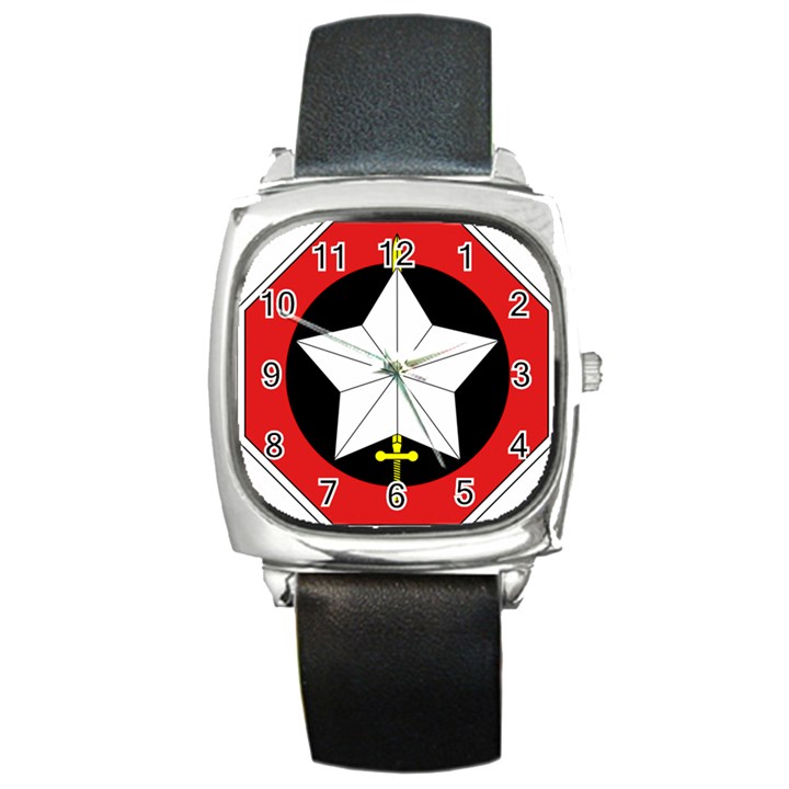 Capital Military Zone Unit of Army of Republic of Vietnam Insignia Square Metal Watch