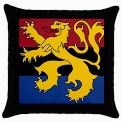 Benelux Flag Throw Pillow Case (black) by abbeyz71