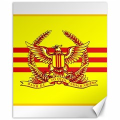 War Flag Of South Vietnam Canvas 11  X 14  by abbeyz71