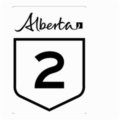Alberta Highway 2 Shield Small Garden Flag (two Sides) by abbeyz71