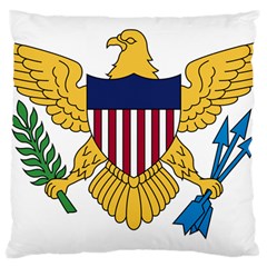 Flag Of U S  Virgin Islands Large Cushion Case (one Side) by abbeyz71