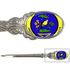 Seal Of United States Virgin Islands Letter Opener by abbeyz71