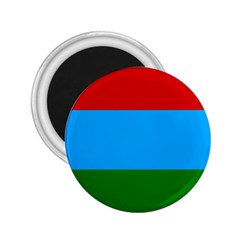 Flag Of Russian Republic Of Karelia 2 25  Magnets by abbeyz71