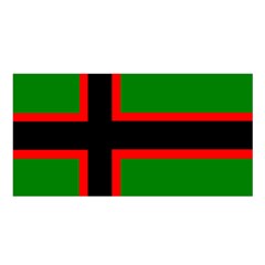 Karelia Nationalist Flag Satin Shawl by abbeyz71