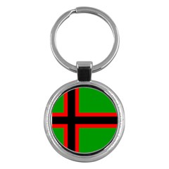 Karelia Nationalist Flag Key Chain (round) by abbeyz71