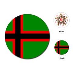 Karelia Nationalist Flag Playing Cards (round) by abbeyz71