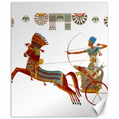 Egypt Egyptian Pharaonic Horses Canvas 8  X 10 