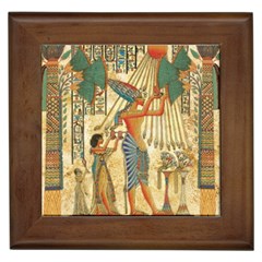 Egyptian Man Sun God Ra Amun Framed Tiles