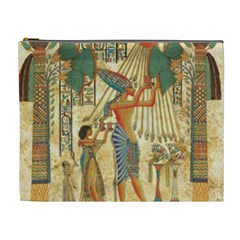 Egyptian Man Sun God Ra Amun Cosmetic Bag (xl) by Sapixe