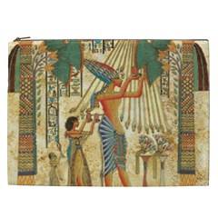 Egyptian Man Sun God Ra Amun Cosmetic Bag (xxl) by Sapixe