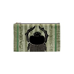 Egyptian Design Beetle Cosmetic Bag (small) by Sapixe