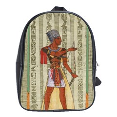 Egyptian Design Man Royal School Bag (large) by Sapixe