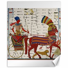 Egyptian Tutunkhamun Pharaoh Design Canvas 11  X 14 