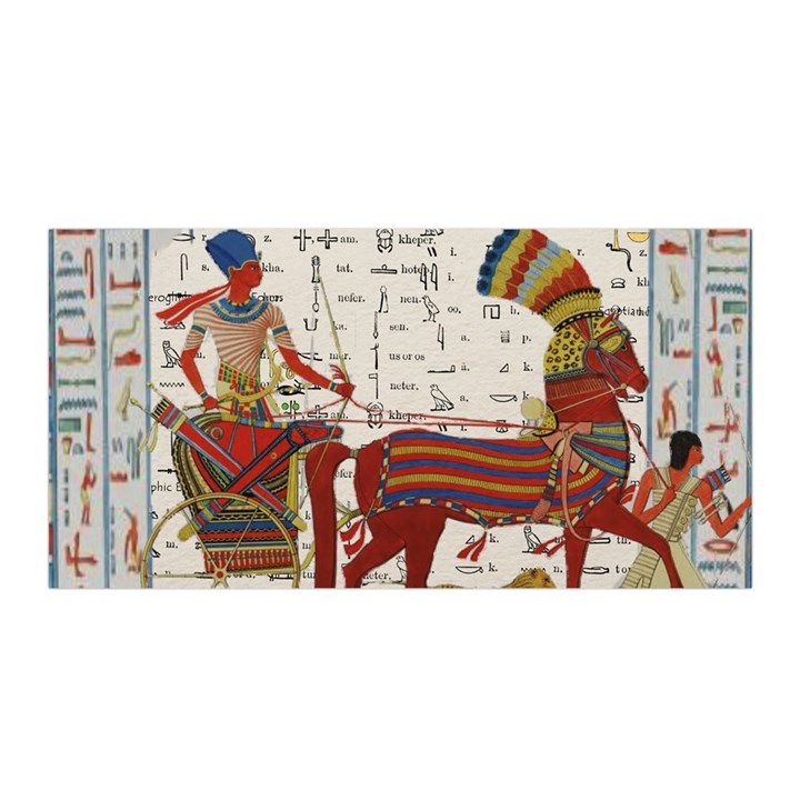 Egyptian Tutunkhamun Pharaoh Design Satin Wrap