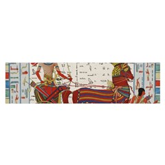 Egyptian Tutunkhamun Pharaoh Design Satin Scarf (oblong) by Sapixe