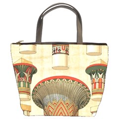 Egyptian Architecture Column Bucket Bag by Sapixe