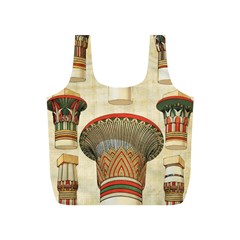 Egyptian Architecture Column Full Print Recycle Bag (s)