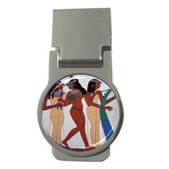 Egypt Fresco Mural Decoration Money Clips (round)  by Sapixe