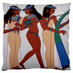 Egypt Fresco Mural Decoration Large Cushion Case (two Sides)