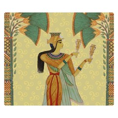 Egyptian Design Man Artifact Royal Double Sided Flano Blanket (small) 