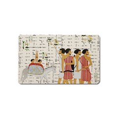 Egyptian Design Men Worker Slaves Magnet (name Card)