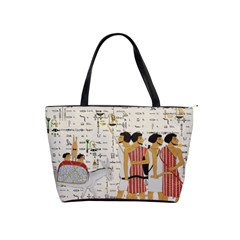 Egyptian Design Men Worker Slaves Classic Shoulder Handbag