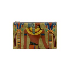 Egyptian Tutunkhamun Pharaoh Design Cosmetic Bag (small) by Sapixe