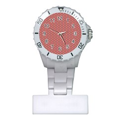 Pattern Star Backround Plastic Nurses Watch