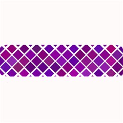 Pattern Square Purple Horizontal Large Bar Mats by HermanTelo